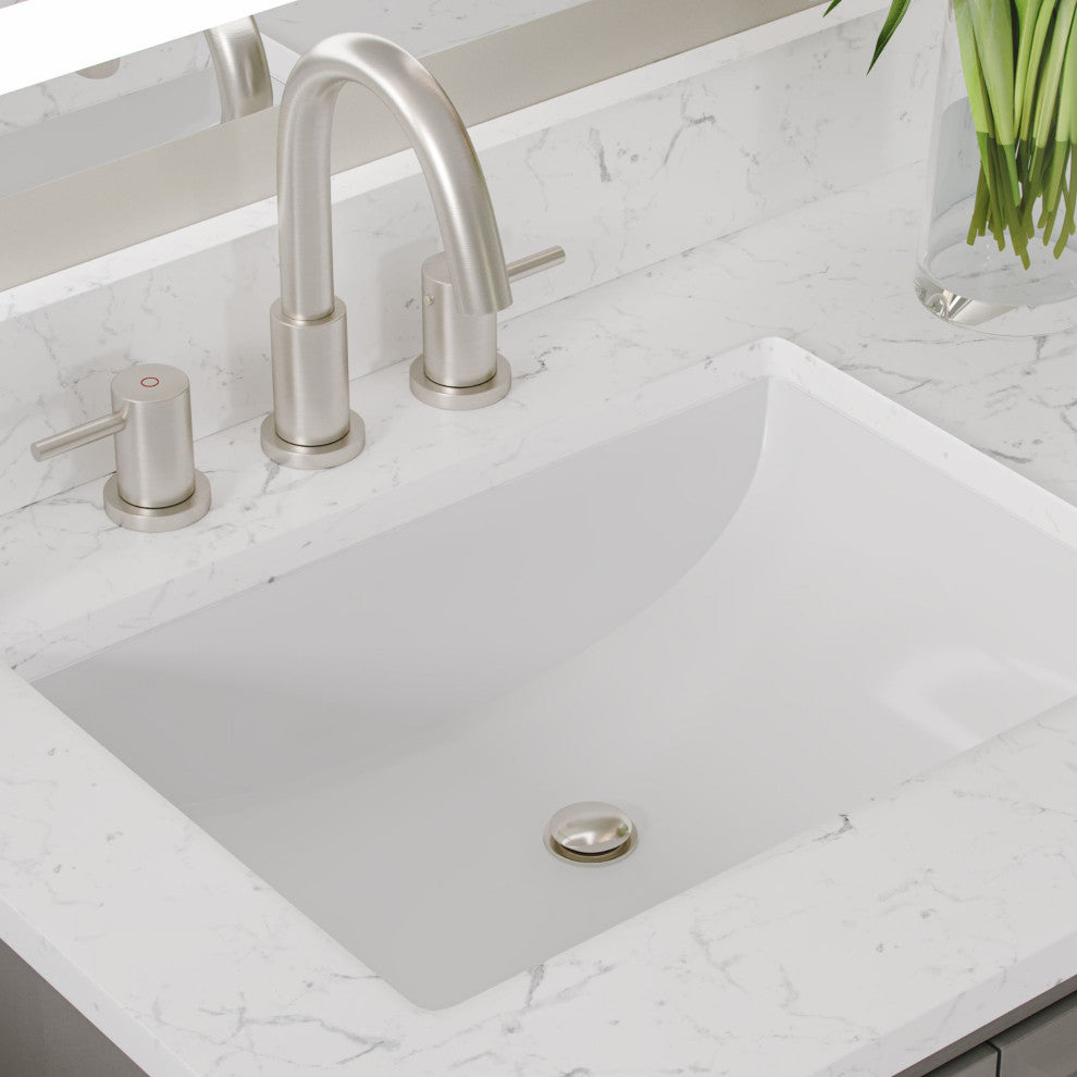 The Thalia Bathroom Vanity, Silver Gray, 54", Double Sink, Freestanding