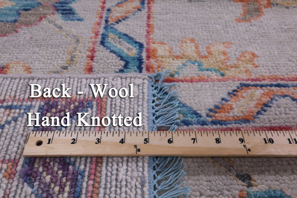 10' 4" X 13' 10" Turkish Oushak Handmade Wool Rug - Q16105