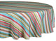 DII Summer Stripe Outdoor Tablecloth 60" Round