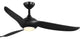 Conte Collection 52" 3-Blade Ceiling Fan, Matte Black