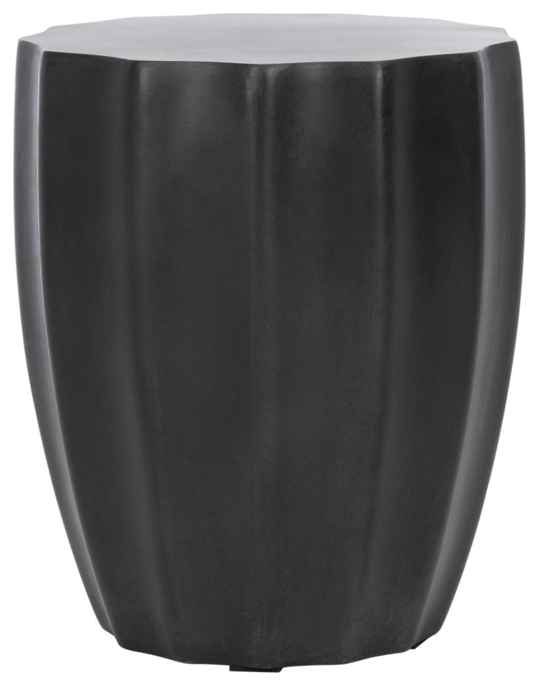 Safavieh Jaslyn Concrete Accent Table, Black