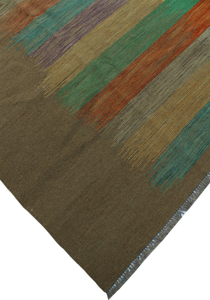 Winchester Kilim Karter Brown Rug, 9'4x16'5