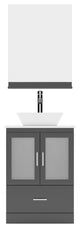 Zola 24" Single Bathroom Vanity Set, Espresso