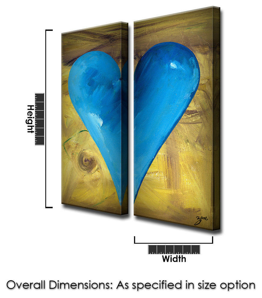 Heartwork "James" 2-Piece Canvas Art Set, 30"x12"