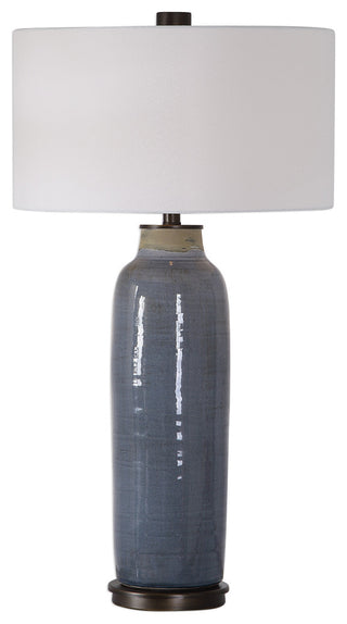 Uttermost Vicente Slate Blue Table Lamp