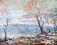 Ernest Lawson Inwood on Hudson, In the Snow Premium Canvas Print