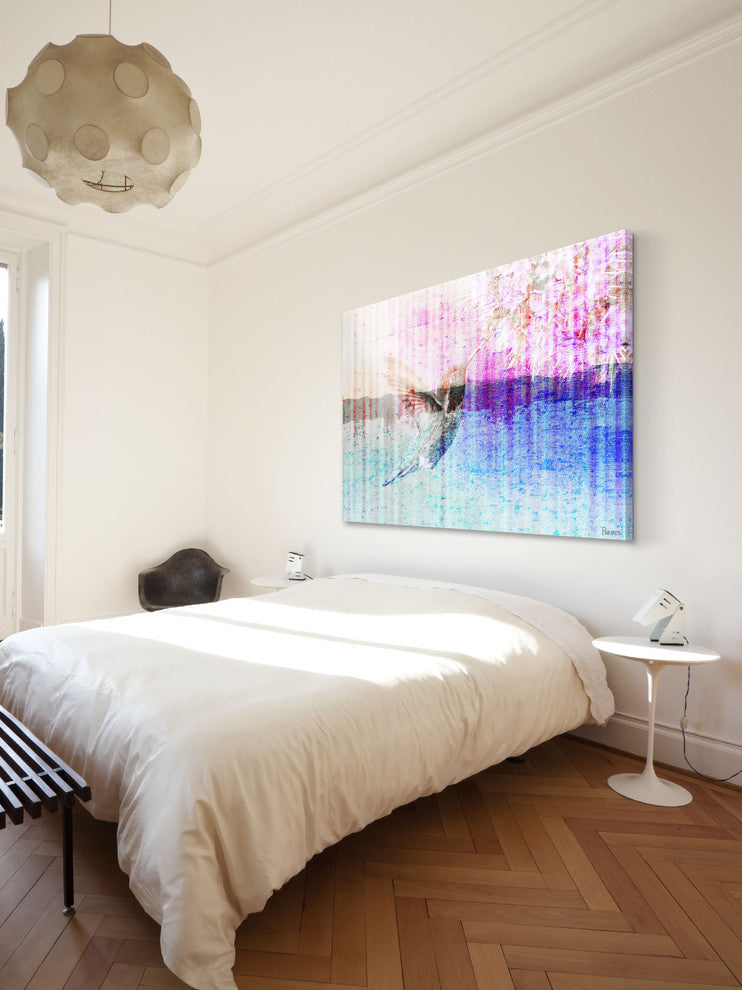 "Humming Bird" Fine Art Canvas Print, 36"x24"
