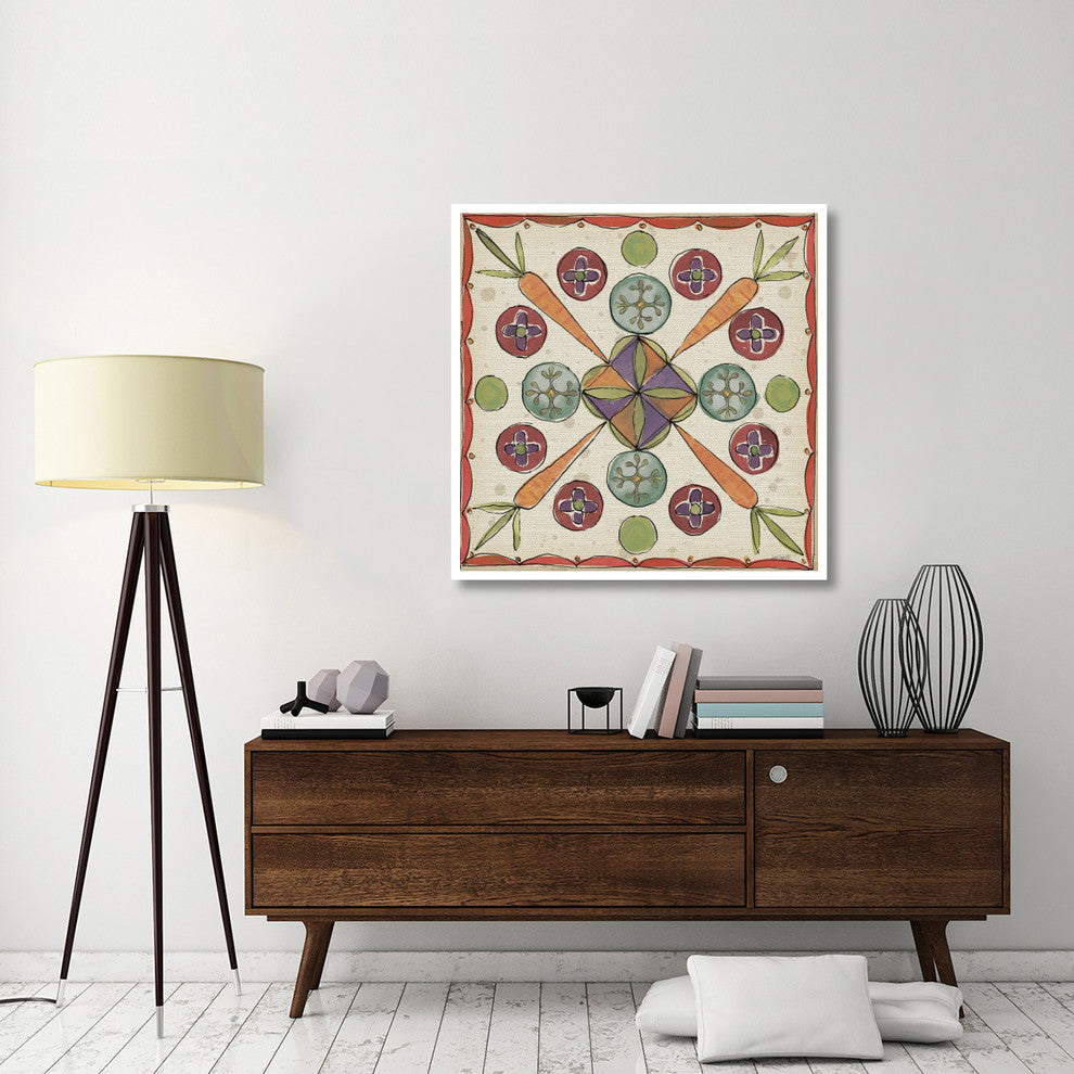"Farmers Feast Tiles I" Digital Paper Print by Anne Tavoletti, 42"x42"