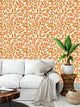 Therese Pink and Gold Wallpaper by Amy MacCready, Sample 12"x8"