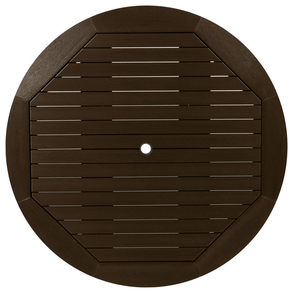 Sequoia 48" Round Counter Dining Table, Weathered Acorn