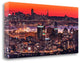 "Oakland Sf Twilight" By Greg Linhares, Giclee Print on Gallery Wrap Canvas
