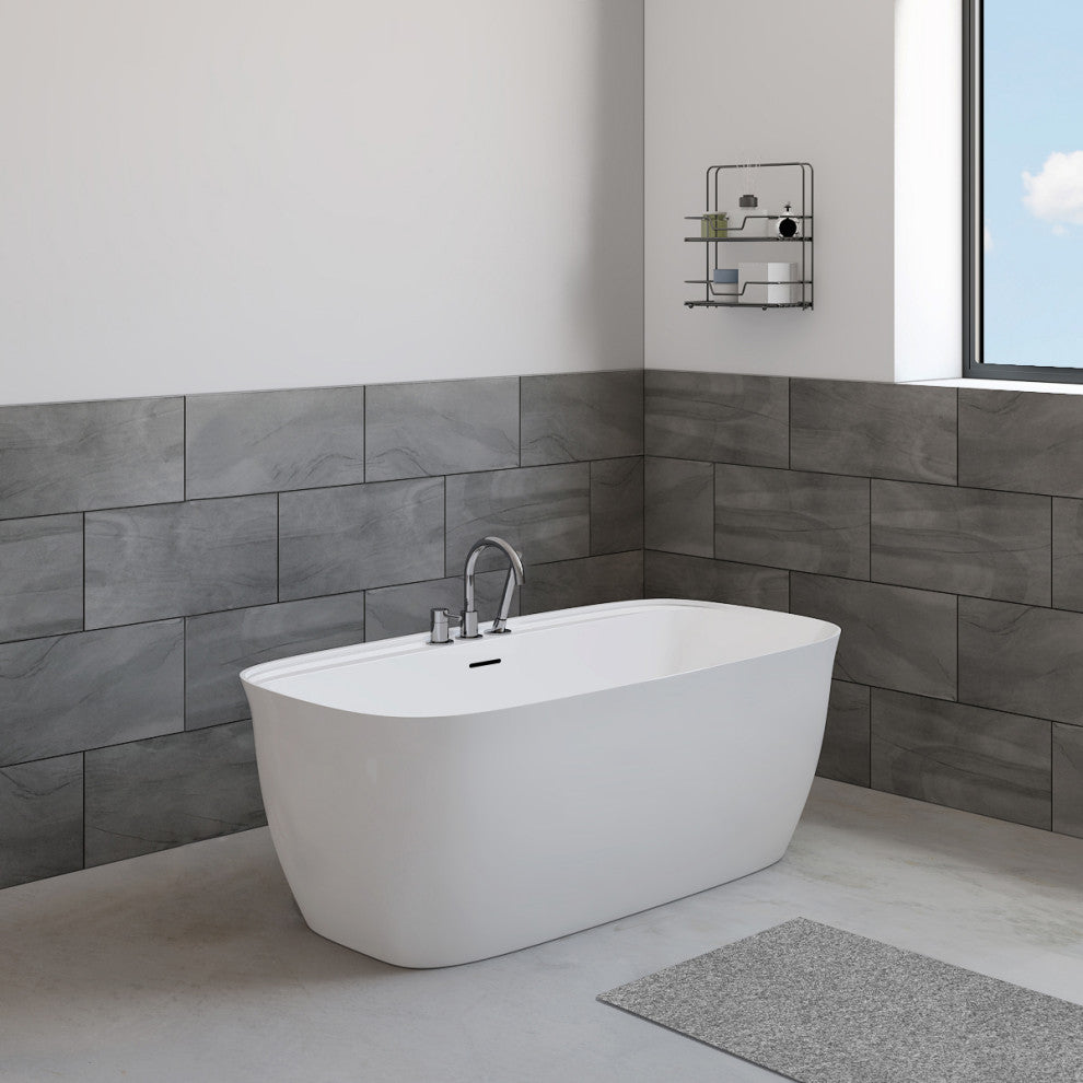 Panya 63" Bathtub, White