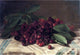 Edward C Leavitt Cherries on a Tabletop, 18"x27" Wall Decal