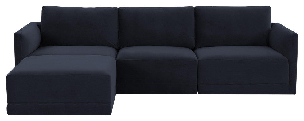 Willow Navy Modular Sectional