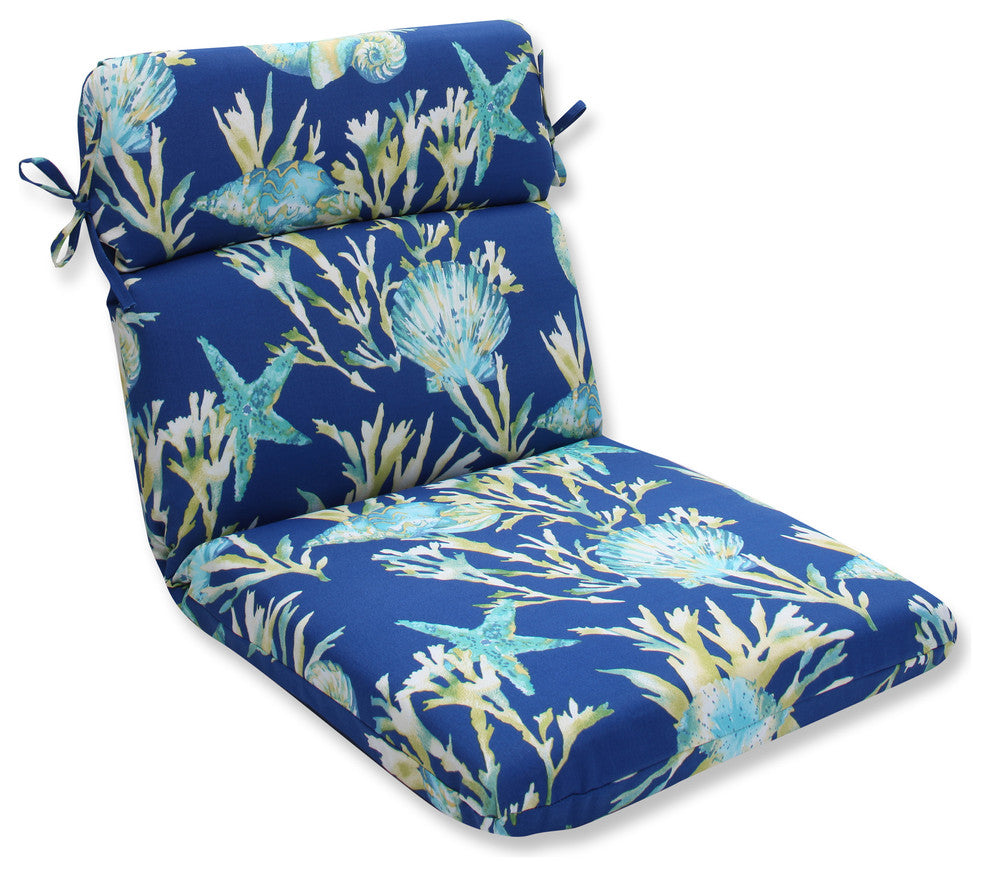 Daytrip Rounded Corners Chair Cushion, Pacific