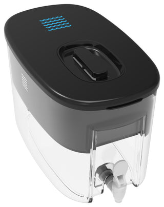 Drinkpod Dispenser Alkaline Water Filter Ionizer Countertop, Black