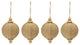 Jute Onion Ornament, Set of 4