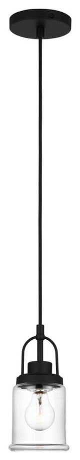 Anders 1-Light Pendant, Midnight Black