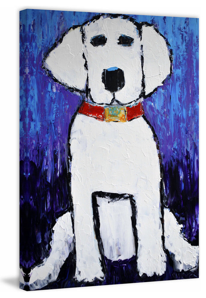 "Good Guardian" Painting Print on Wrapped Canvas, 24"x36"