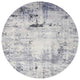 Ahgly Company Indoor Round Mid-Century Modern Area Rugs, 7' Round