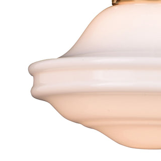 Huntley 12" 1 Light Pendant Natural Brass