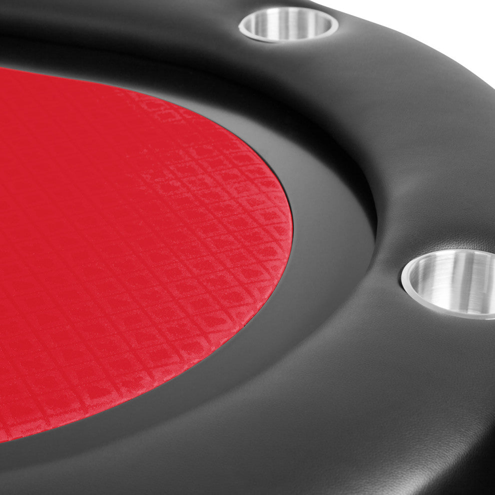 Elite Poker and Dining Table, Red