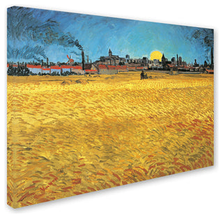 'Summer Evening, 1888' Canvas Art by Vincent van Gogh