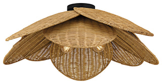 Quoizel WLL1730 Willa 4 Light 30"W Semi-Flush Ceiling Fixture - Matte Black