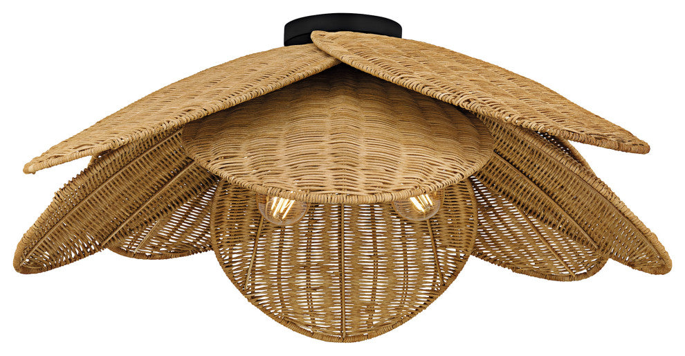 Quoizel WLL1730 Willa 4 Light 30"W Semi-Flush Ceiling Fixture - Matte Black