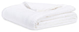 Classics Mosaic Coverlet, White, Twin