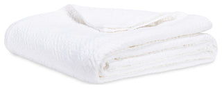 Classics Mosaic Coverlet, White, Twin