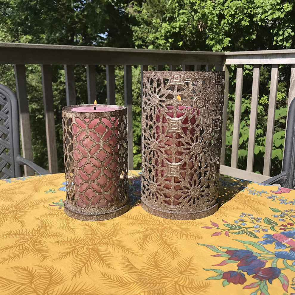 2 Piece Candle Lantern Set