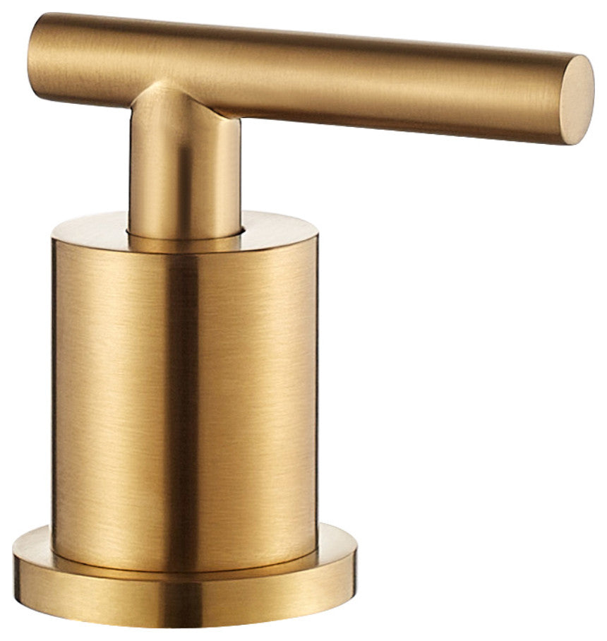 Lodosa Widespread Bathroom Basin Sink Faucet, Brushed Gold