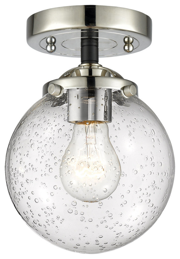 Innovations 284-1C-Bpn-G204-6-Led 1 Light Dimmable Led 6" Semi-Flush Mount