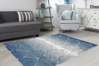 Noori Rug High-low Theron Blue/Grey Rug