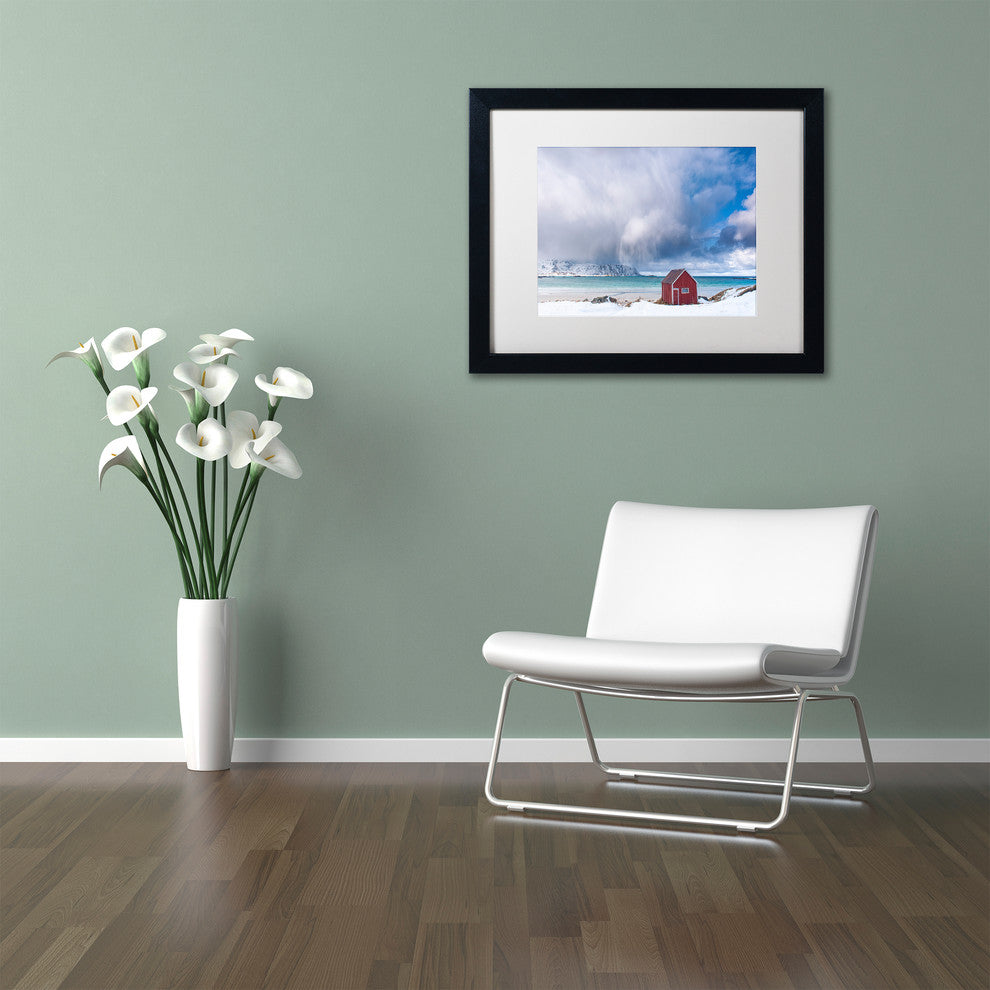 Michael Blanchette Photography ''Beach Mood'' Matted Framed Art, 20x16