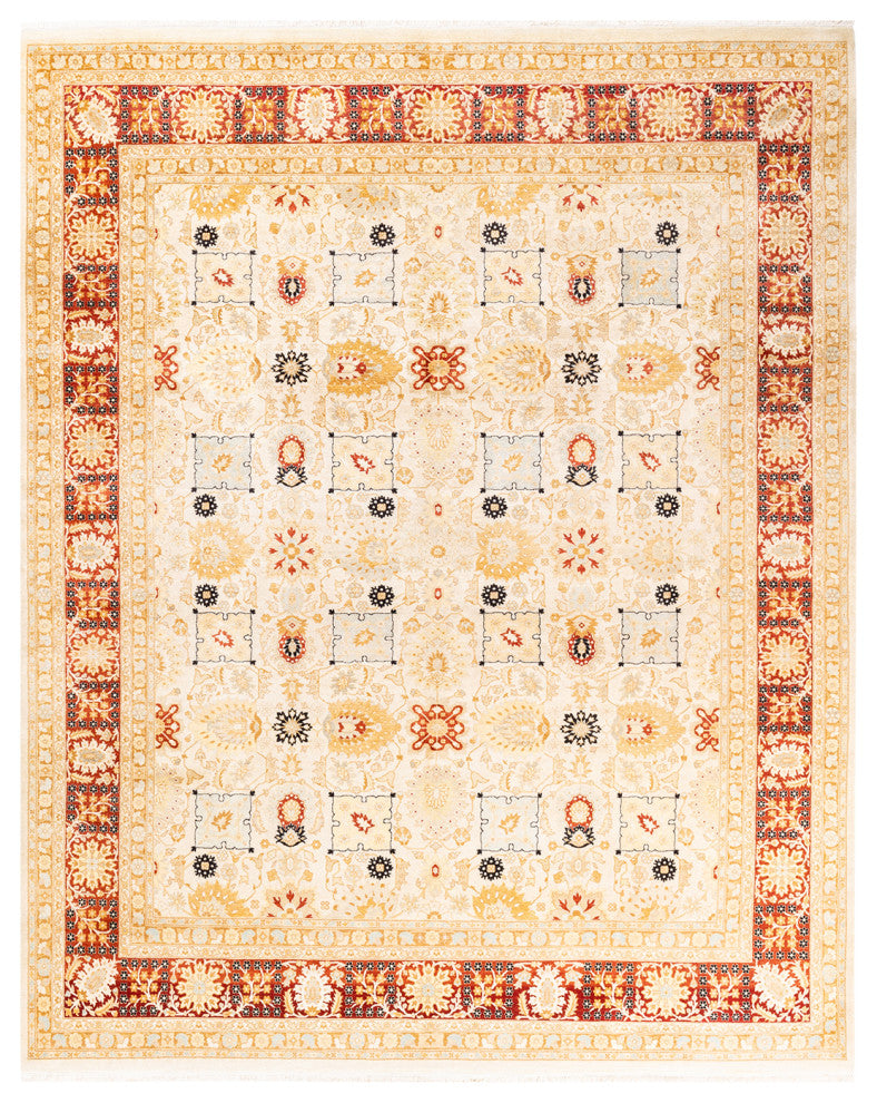 Mogul, One-of-a-Kind Hand-Knotted Area Rug Ivory, 8' 1" x 10' 2"