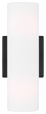 Capalino 2-Light Wall Sconce, Midnight Black