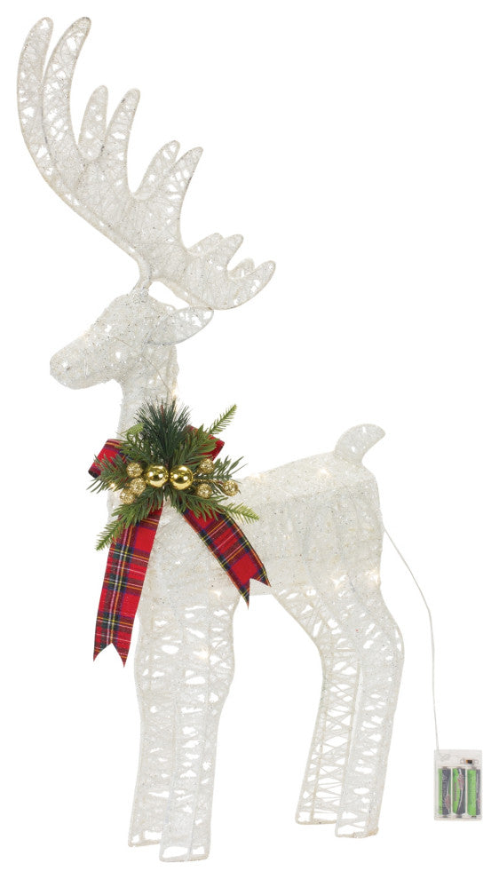 LED Lighted Holiday Deer 33"H