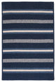 Colonial Mills Salisbury LY29 Navy Contemporary Area Rug, Rectangular 2'x10'