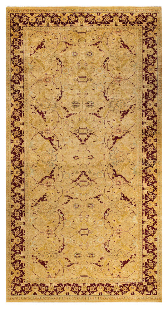 Mogul, One-of-a-Kind Hand-Knotted Area Rug Ivory, 8'1"x15'7"