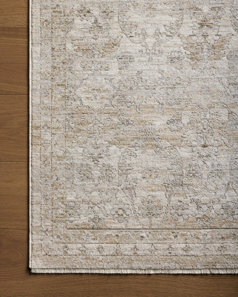 Loloi II Tabitha Ivory / Khaki 11''-6" x 15''-6" Accent Rug