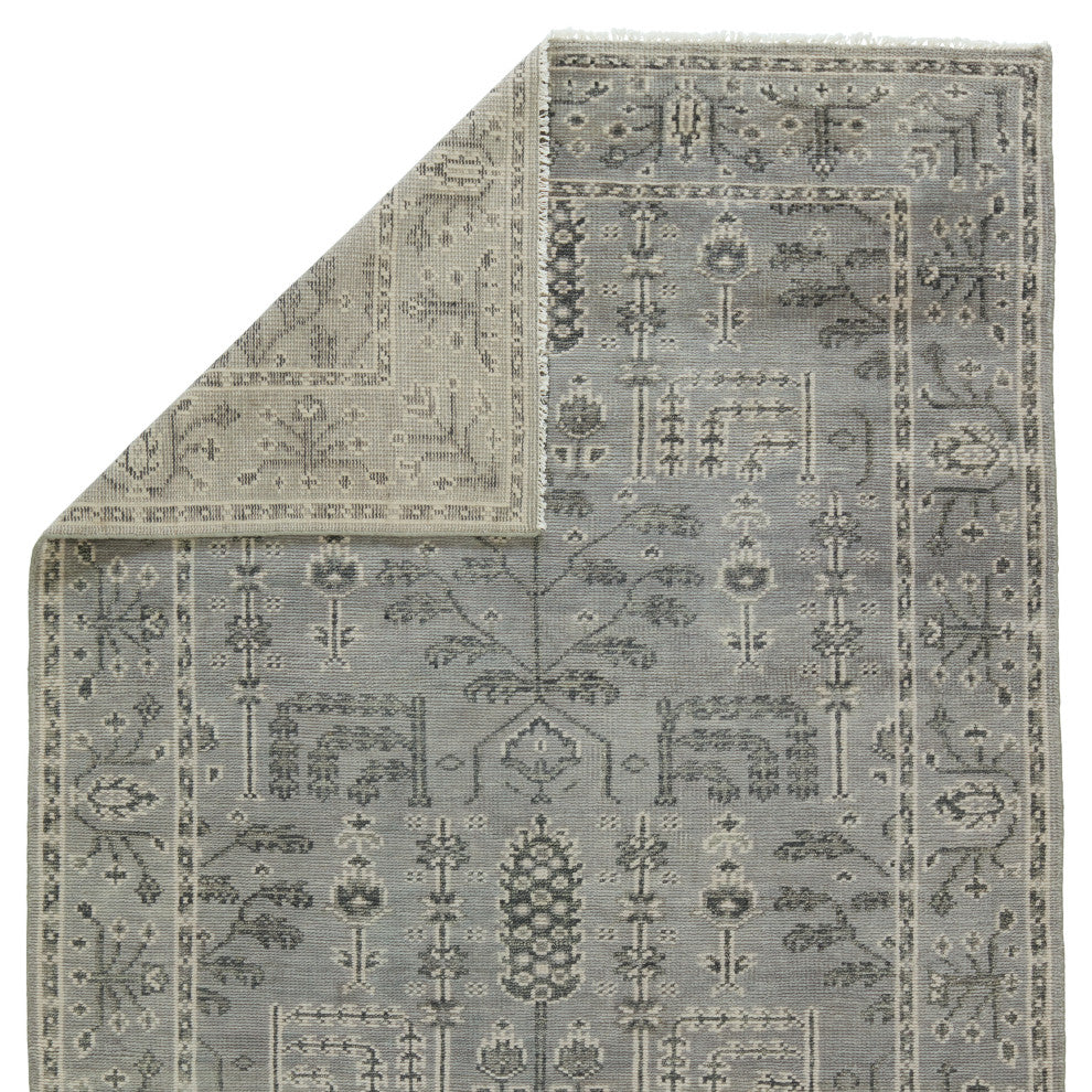 Jaipur Living Ginerva Hand-Knotted Oriental Area Rug, Gray, 10'x14'