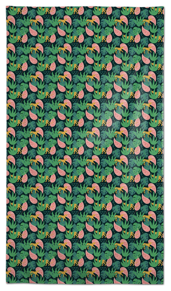 Tropical Cheetahs 58x102 Tablecloth