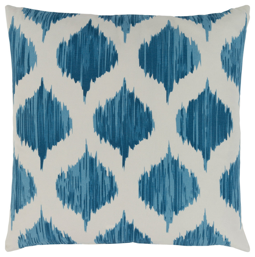 Surya Ogee SY-048 22"x22" Pillow Kit, Blue/Cream/Sky Blue