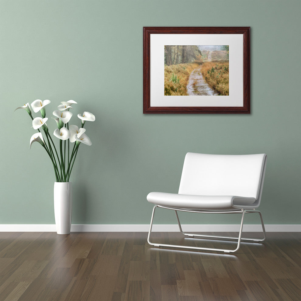 Cora Niele 'Path' Matted Framed Art