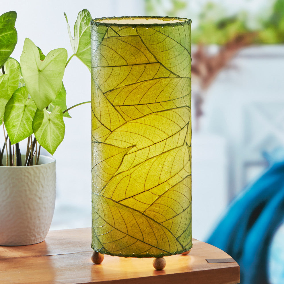 Cocoa Leaf Cylinder Green
