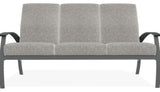 Belle Isle Cushion 3-Seat Outdoor Sofa, Hither Pewter/Graphite