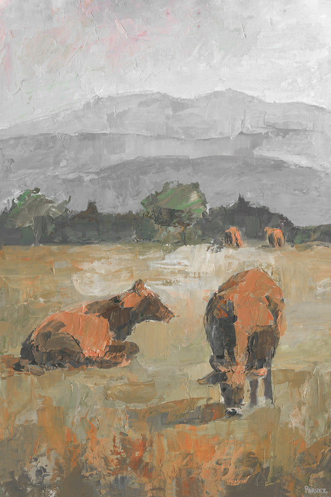 "The Farm Life" Painting Print on Wrapped Canvas, 40"x60"