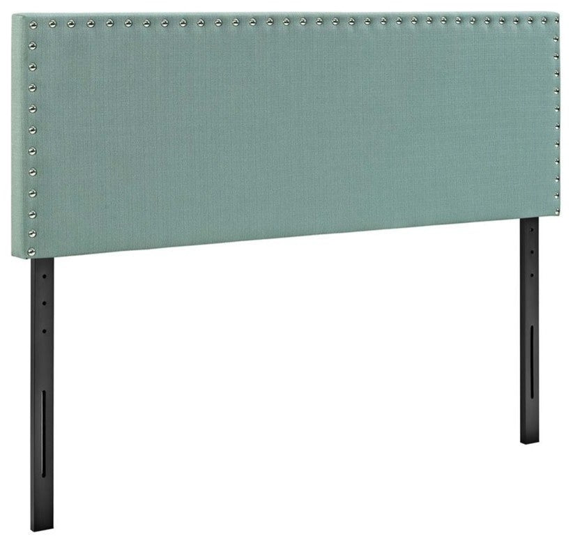 Phoebe King Upholstered Fabric Headboard